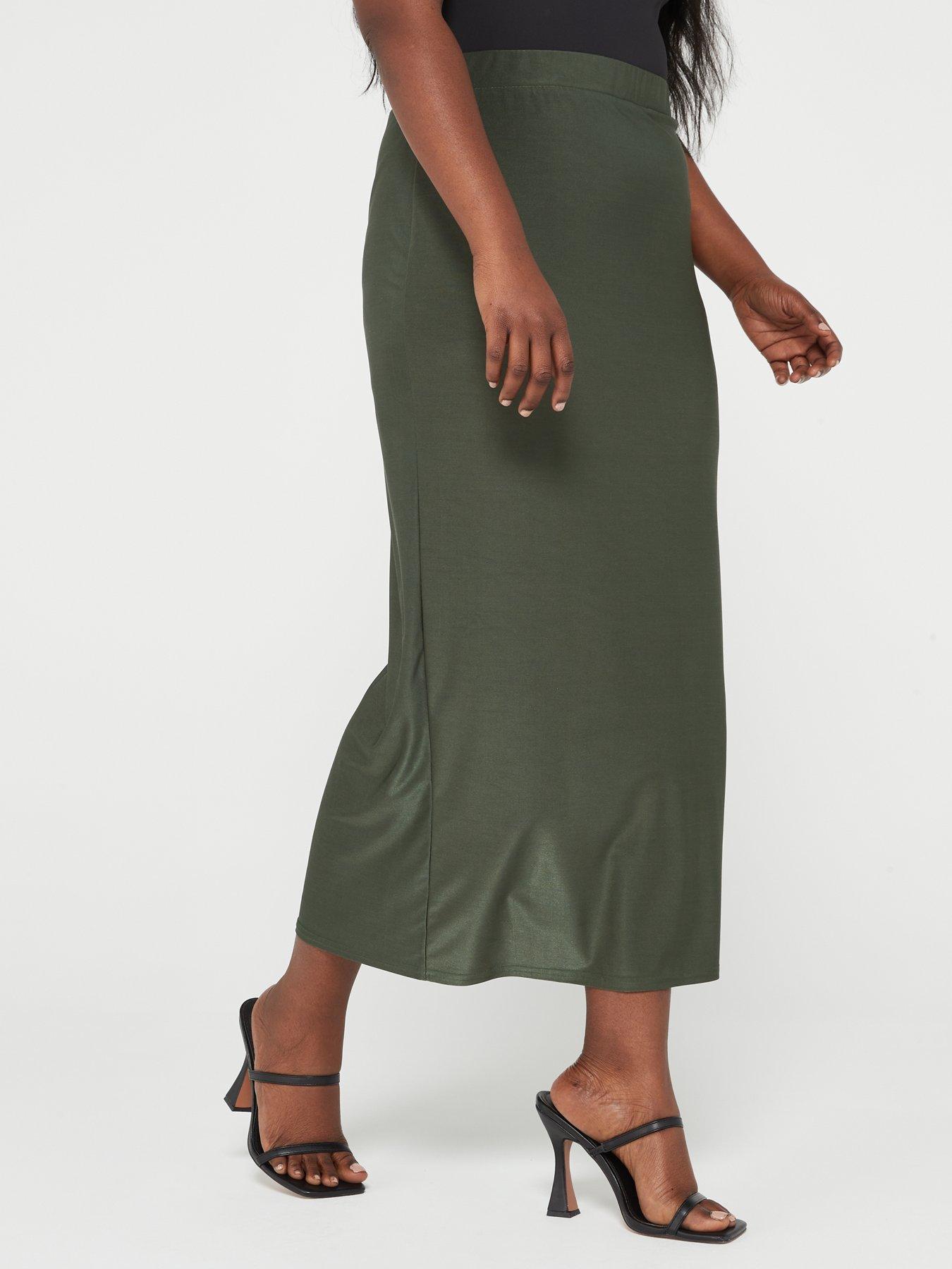 Green shop skirt very