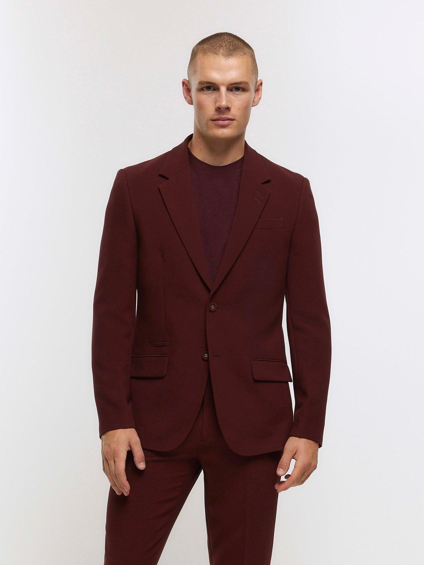 River island mens suit on sale jackets