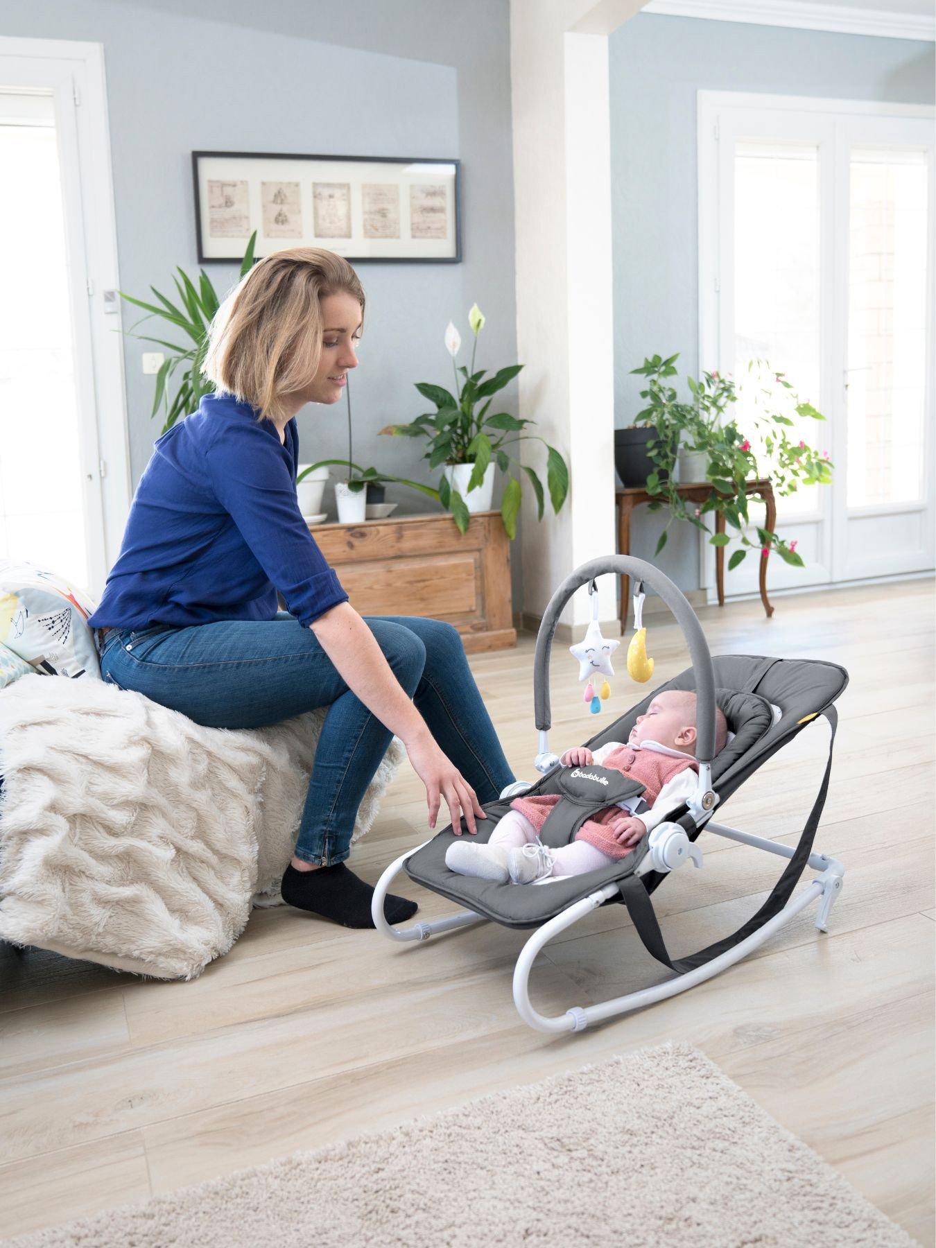 undefined Easy Nursery Baby Rocker Bouncer- Moonlight