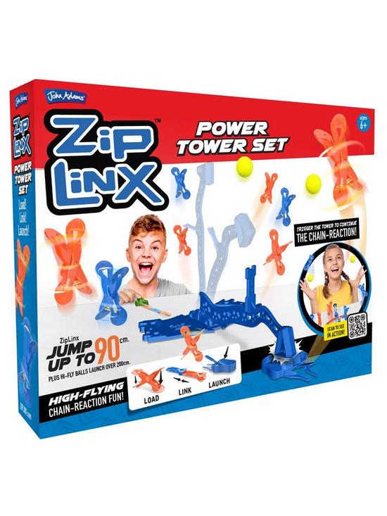 front image of john-adams-ziplinx-power-tower-set