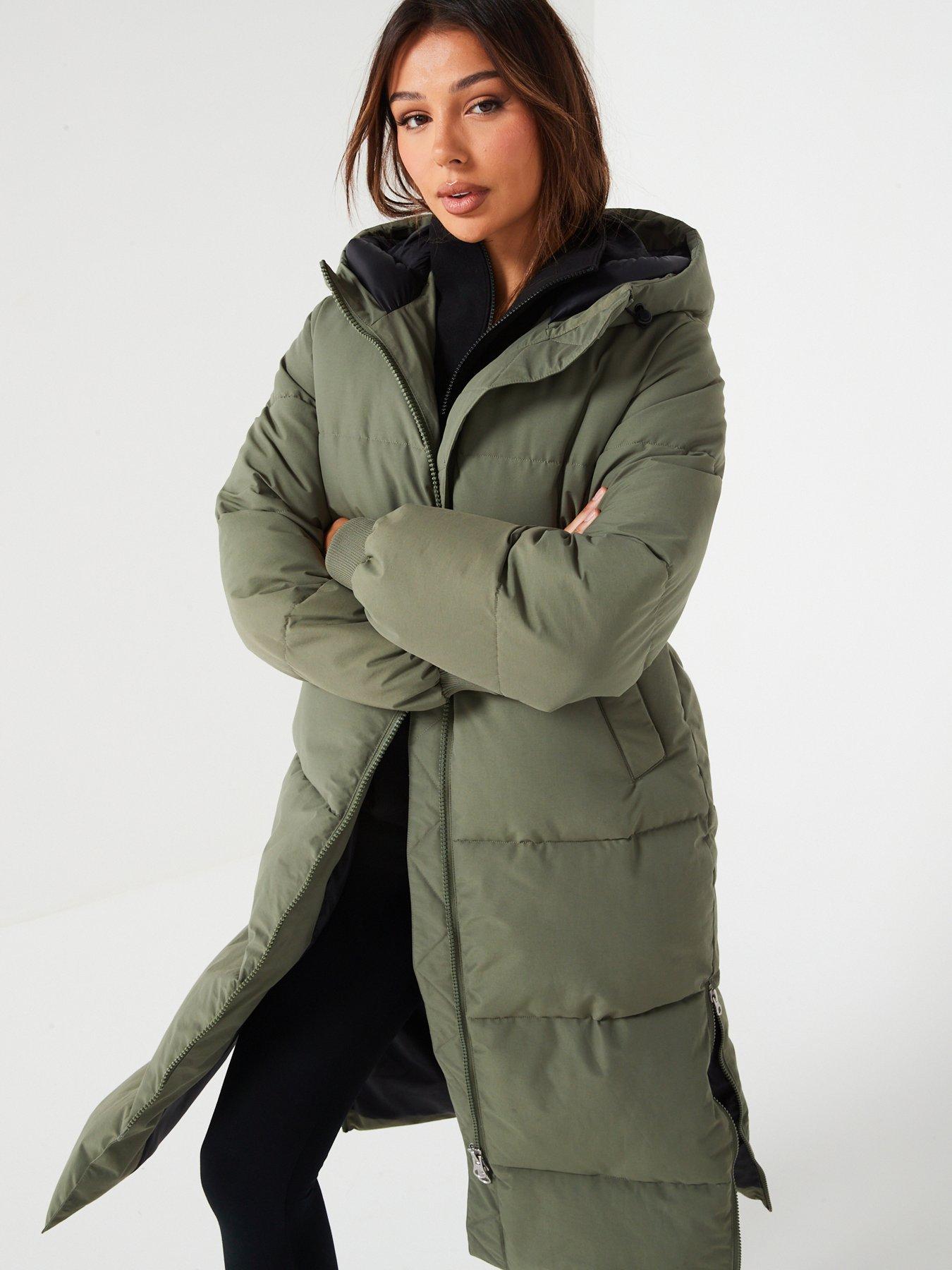 ASOS Swing Coat with Full Skirt and Zip Front