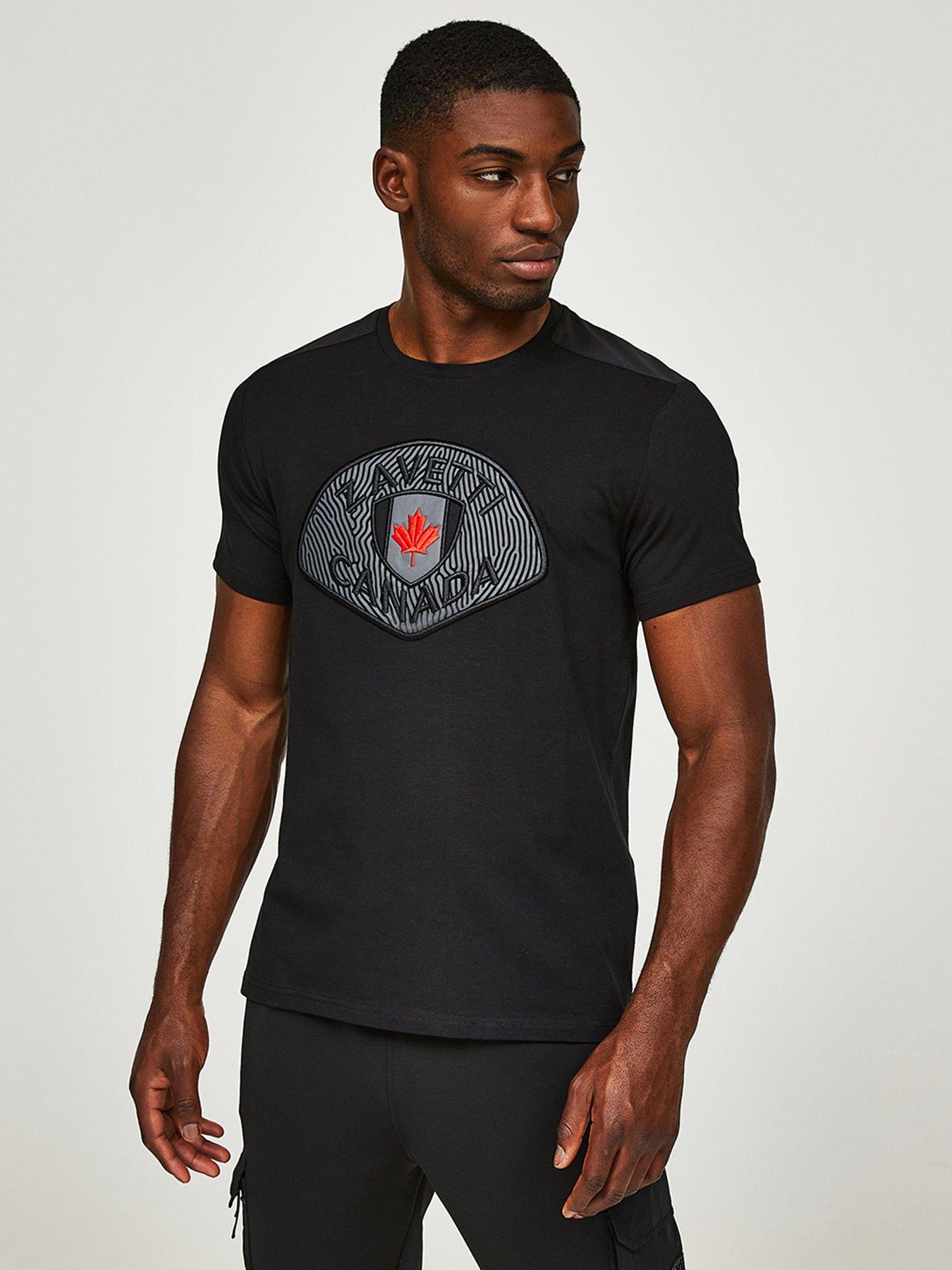 Zavetti Canada Levito T-Shirt - Black | littlewoods.com