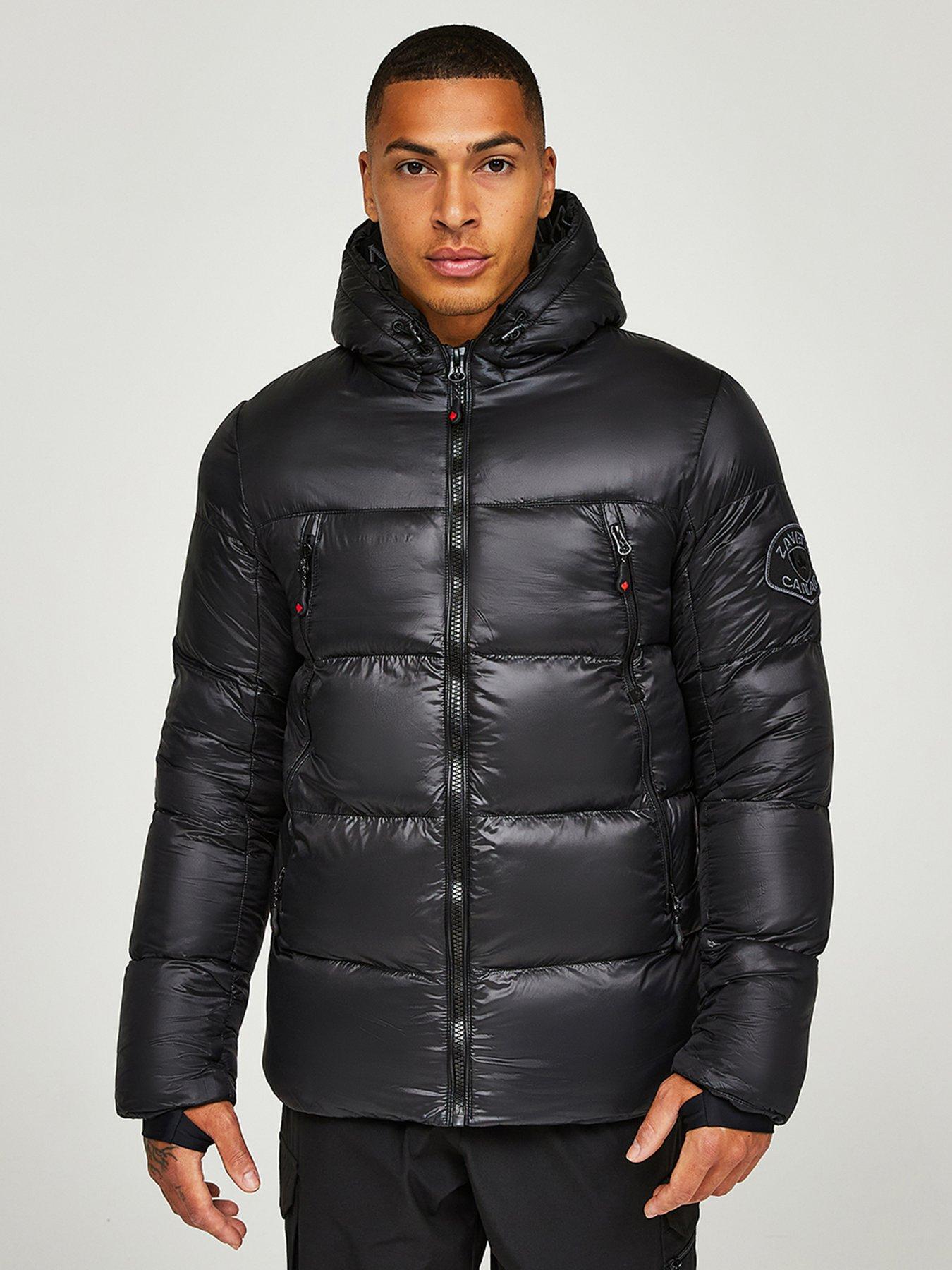 Zavetti Canada Malvini Shiny Padded Jacket Black Littlewoods
