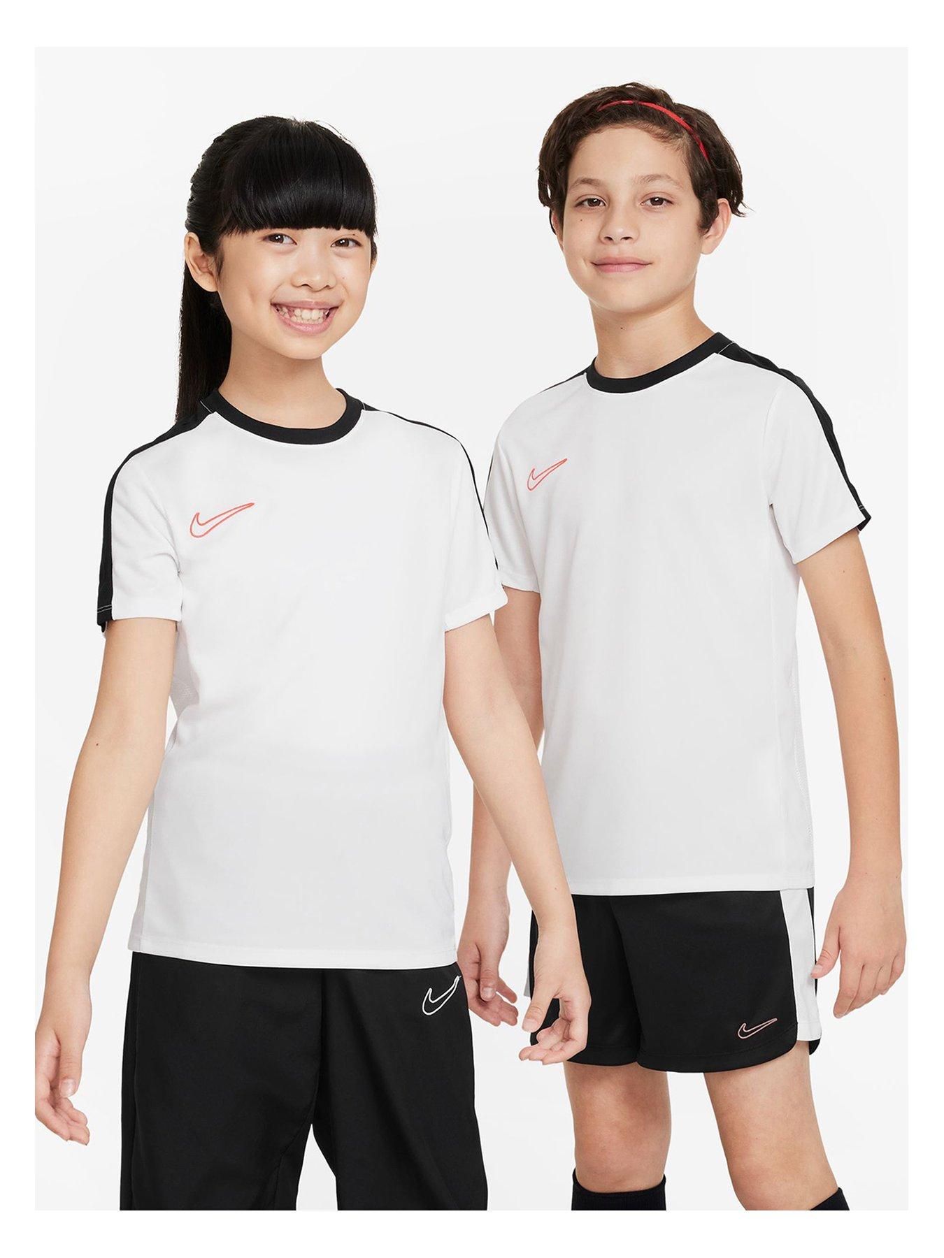 Nike Junior Academy 23 Dry Short Sleeve T-Shirt - White