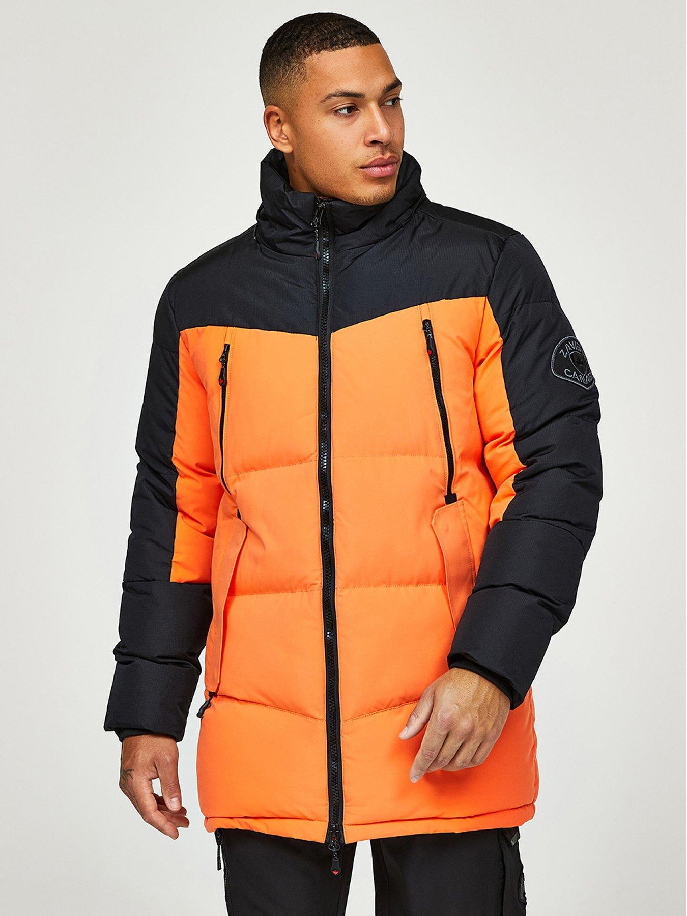 Zavetti Canada Fevaldo Padded Jacket - Orange | littlewoods.com