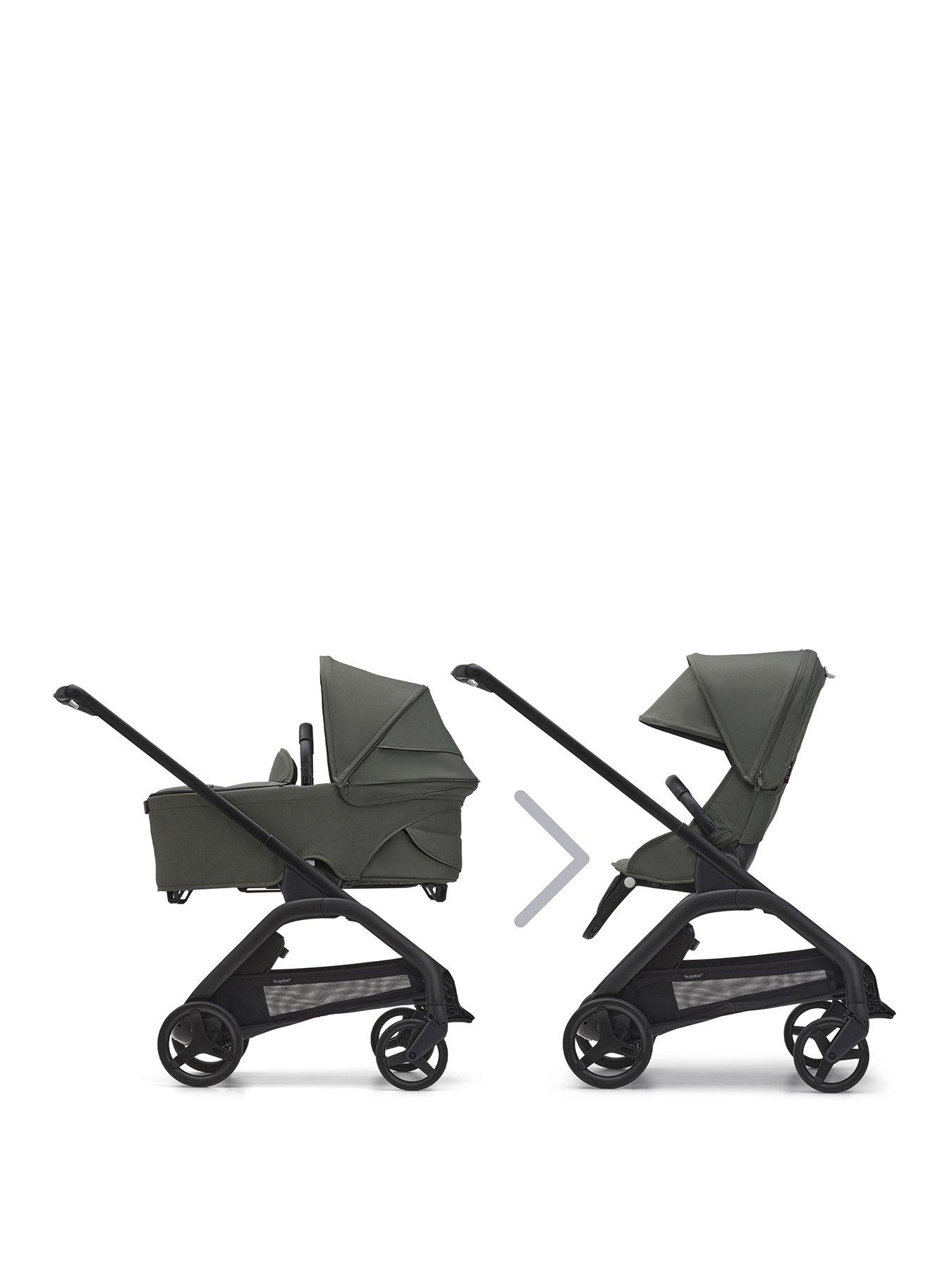 Bugaboo Dragonfly Complete Stroller Black/Forest Green