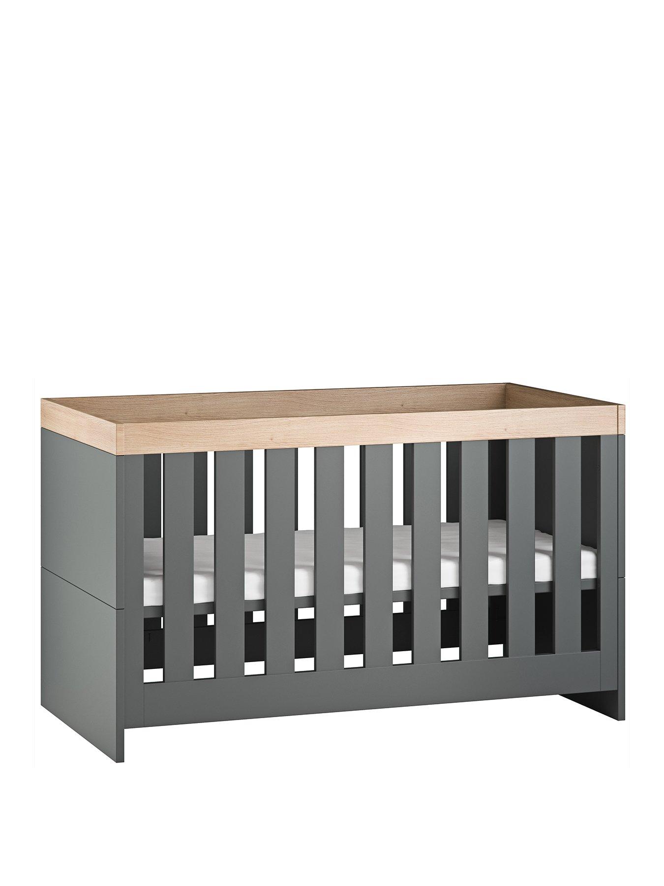  image of little-acorns-burlington-2-piece-furniture-set--anthracite-amp-oak