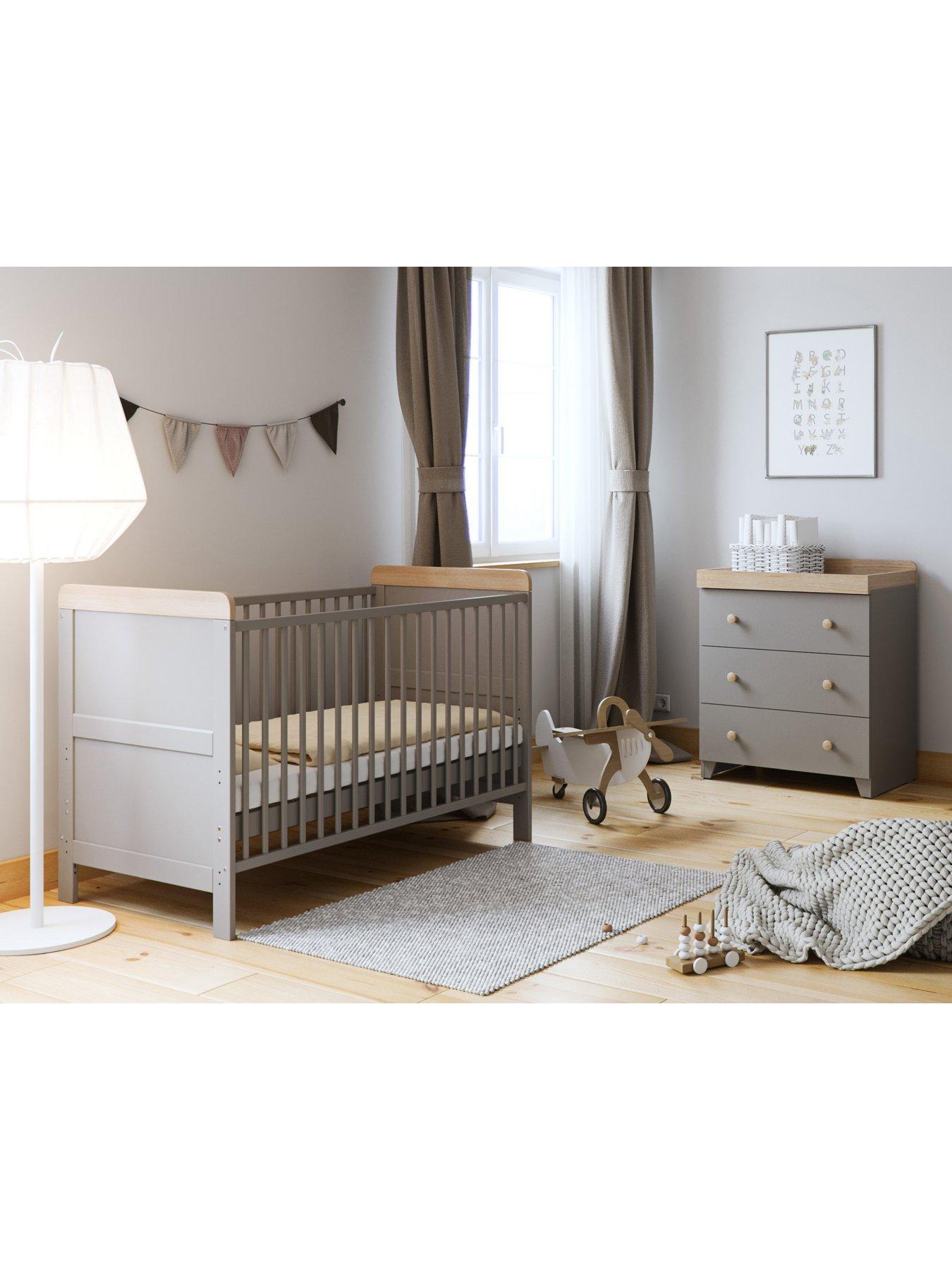 Little Acorns Classic 2 Tone 2 Piece Furniture Set - Grey/Oak