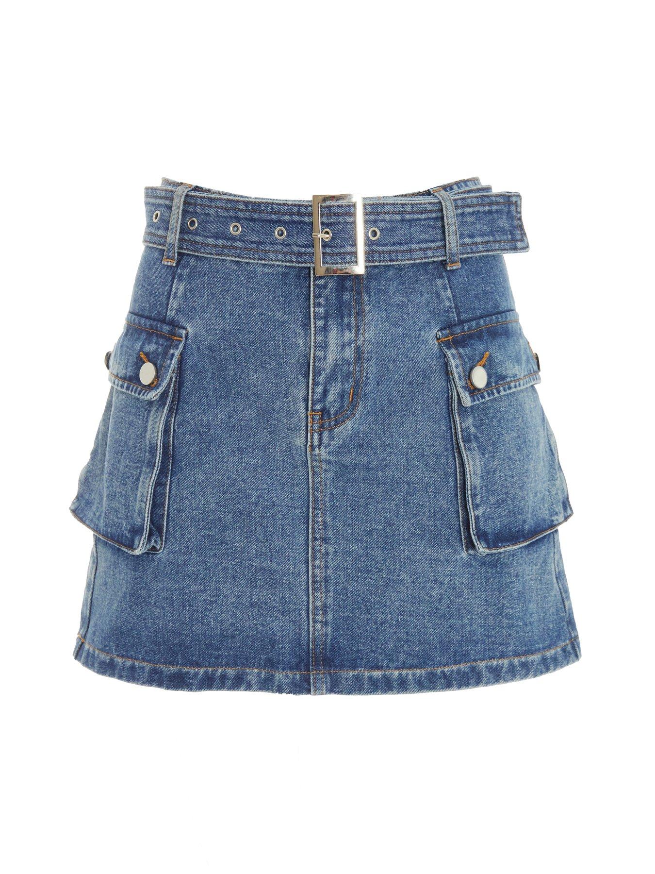 Quiz Cargo Mini Skirt Littlewoods