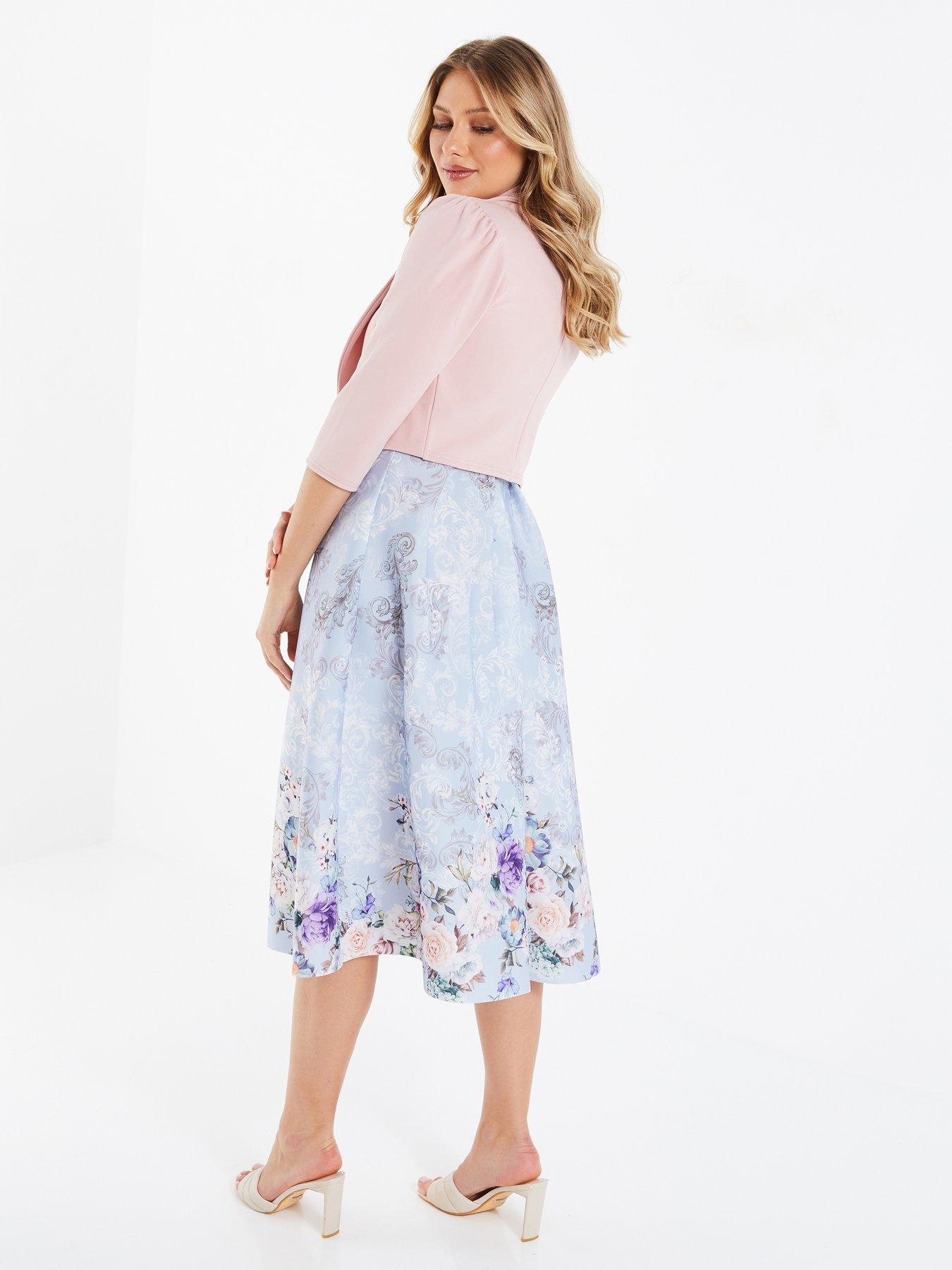 Quiz Shawl Collar Crop Jacket