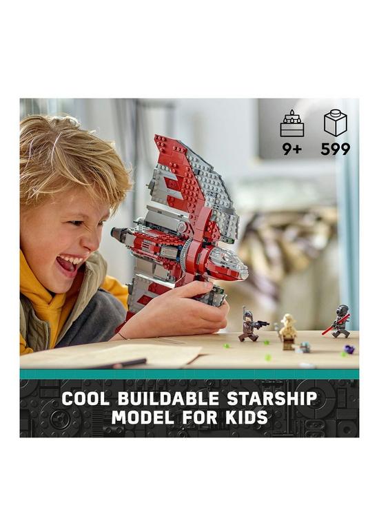 stillFront image of lego-star-wars-ahsoka-tanos-t-6-jedi-shuttle-75362