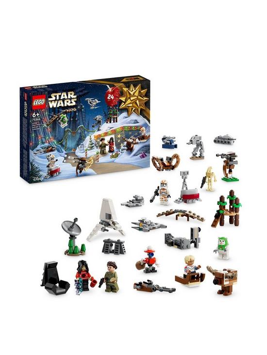 front image of lego-star-wars-advent-calendar-2023-24-christmas-gifts-75366