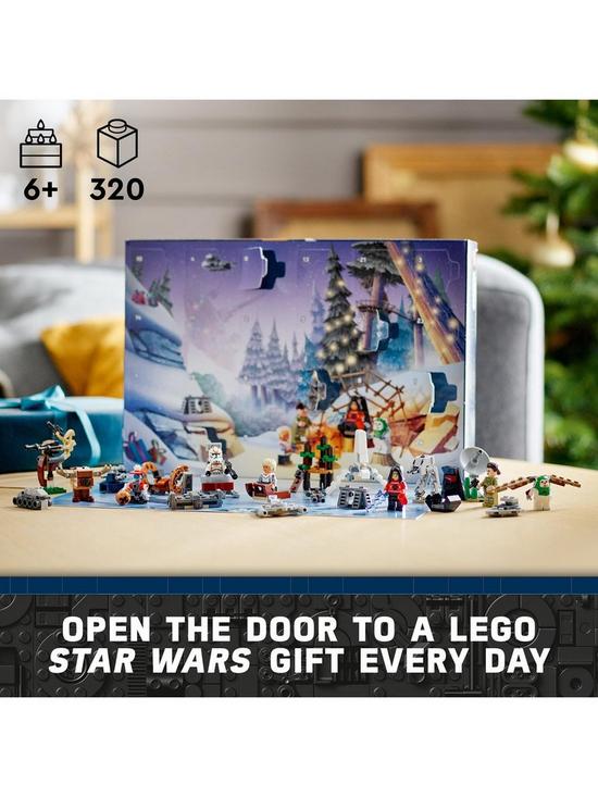 back image of lego-star-wars-advent-calendar-2023-24-christmas-gifts-75366