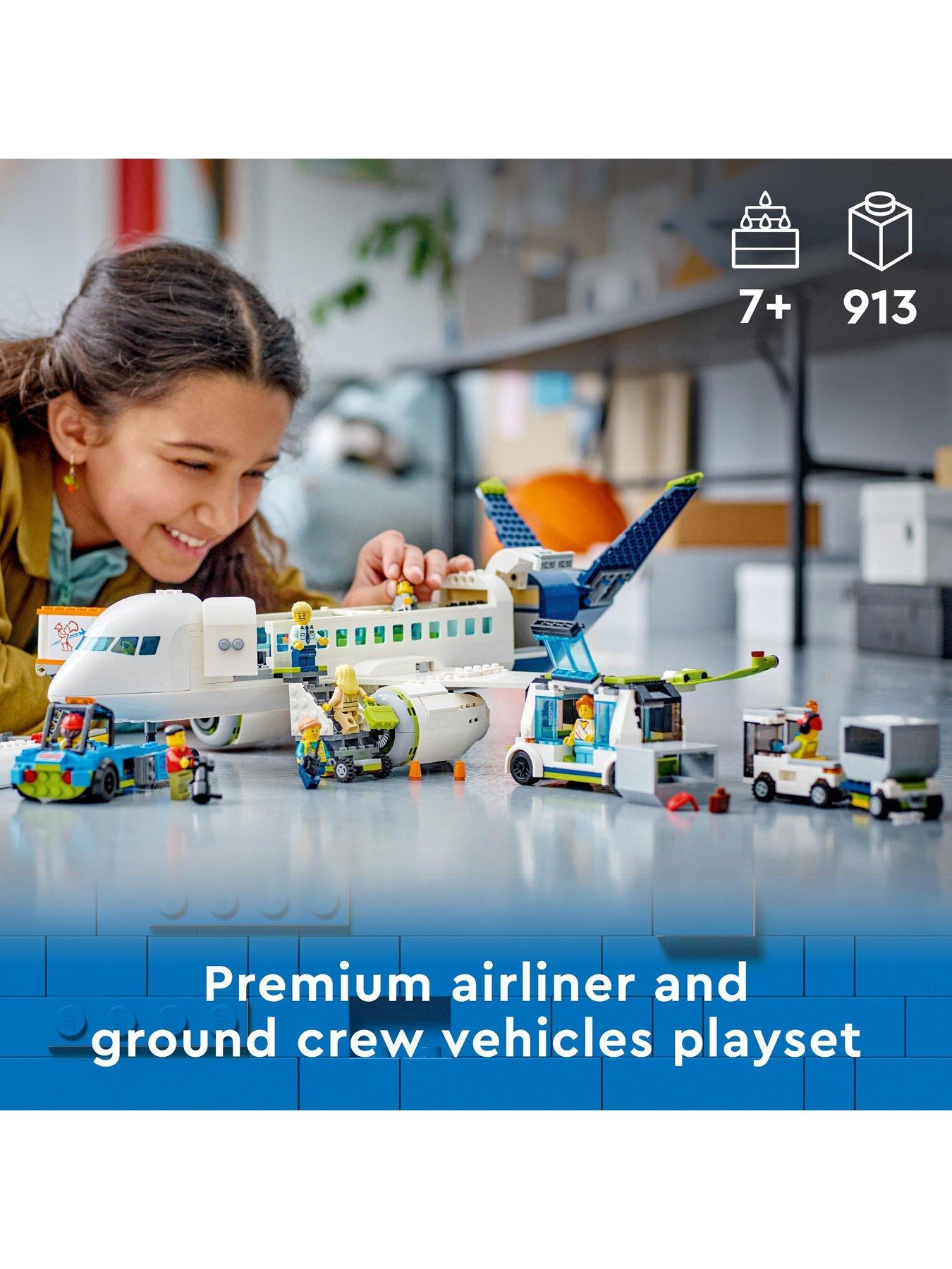 Image 2 of 7 of LEGO City Passenger Aeroplane Toy Model Kit 60367