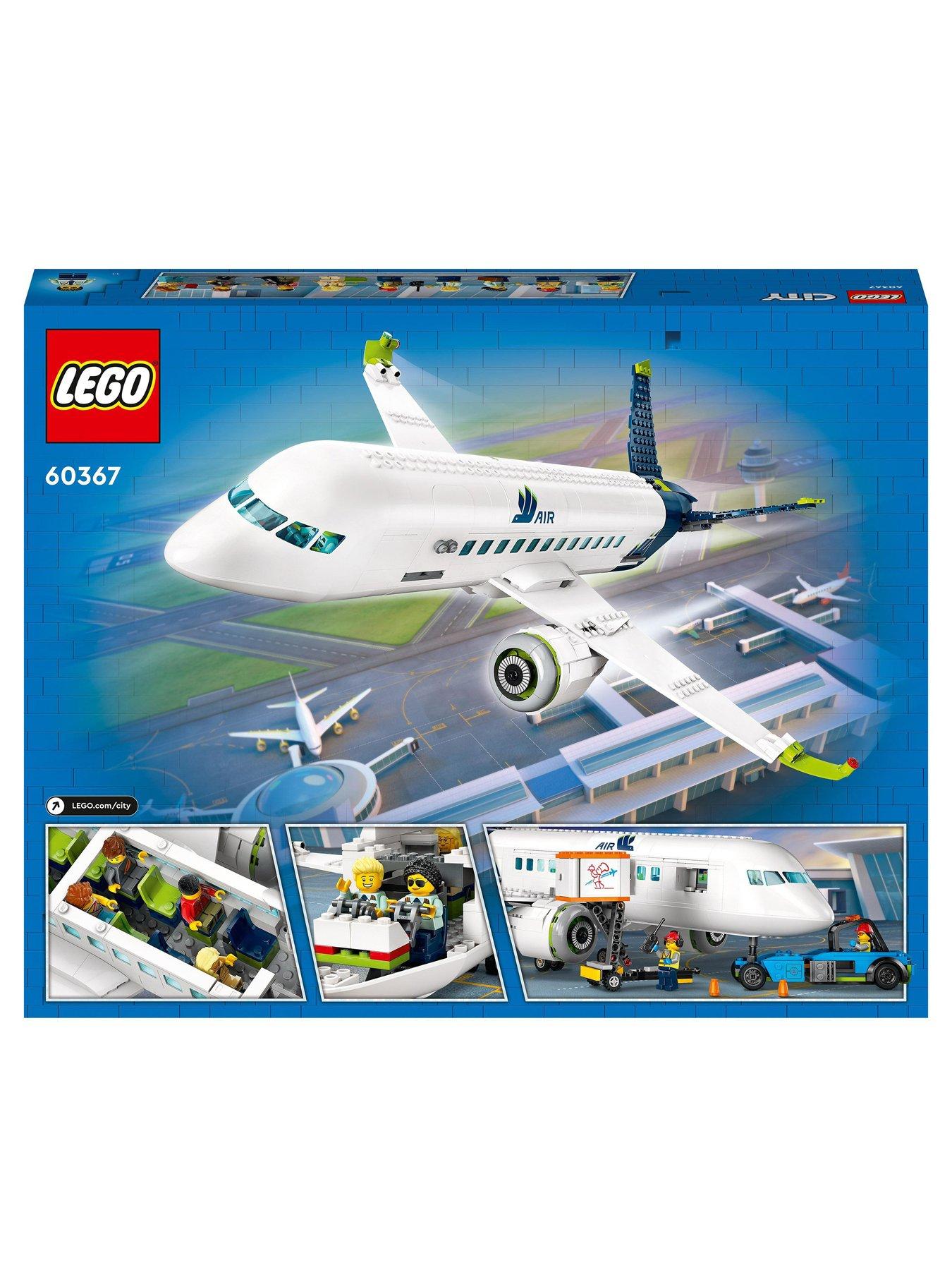 Image 6 of 7 of LEGO City Passenger Aeroplane Toy Model Kit 60367