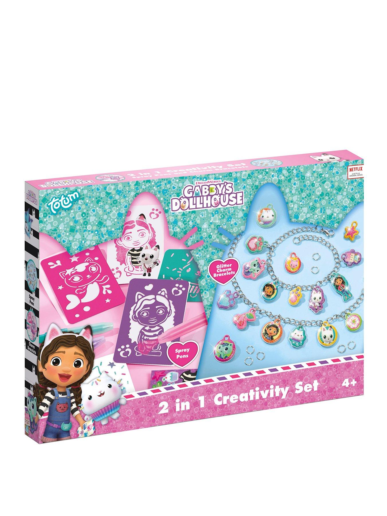  image of gabbys-dollhouse-2-in-1-creativity-set-spray-pens-amp-charm-bracelets