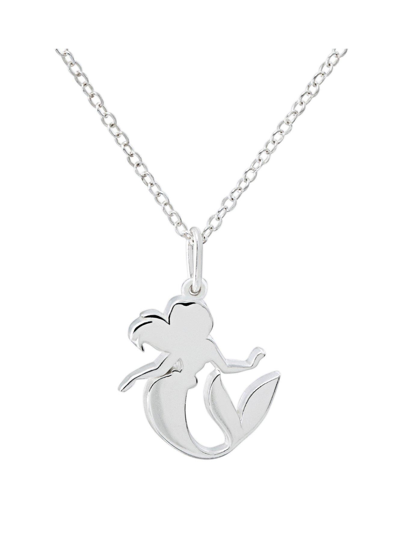 undefined Princess Mermaid Sterling Silver Necklace