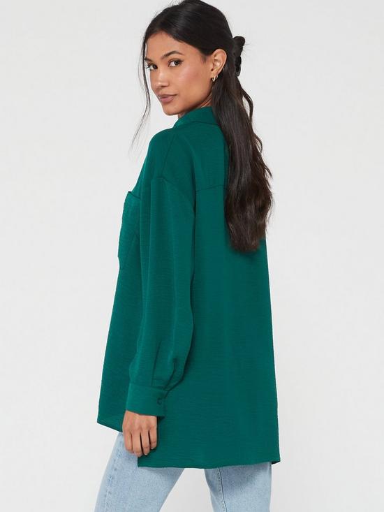 stillFront image of everyday-long-sleeve-everday-shirt-green