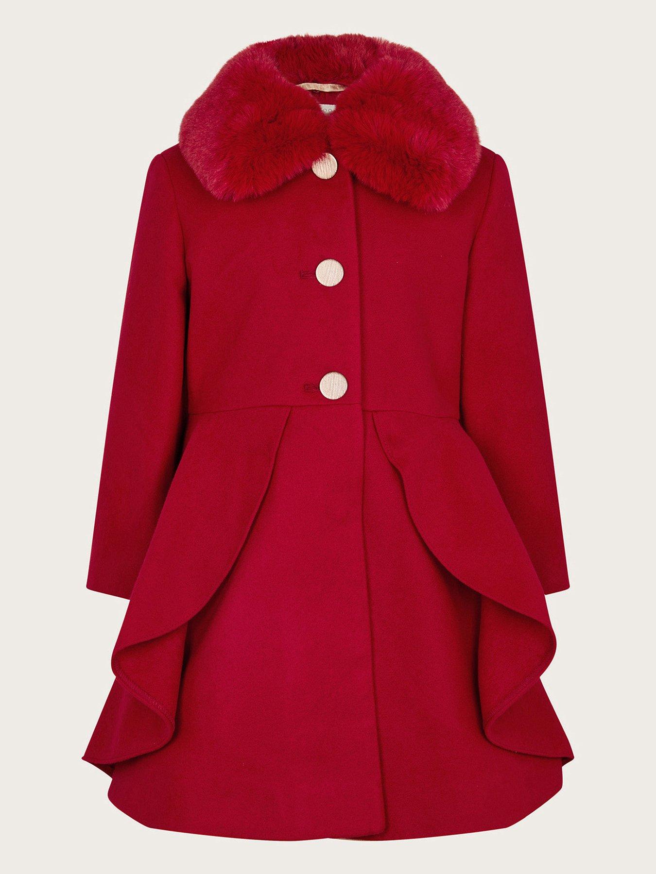 Skirted peacoat hot sale