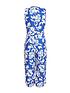  image of quiz-petite-royal-blue-floral-culotte-jumpsuit
