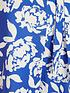  image of quiz-petite-royal-blue-floral-culotte-jumpsuit