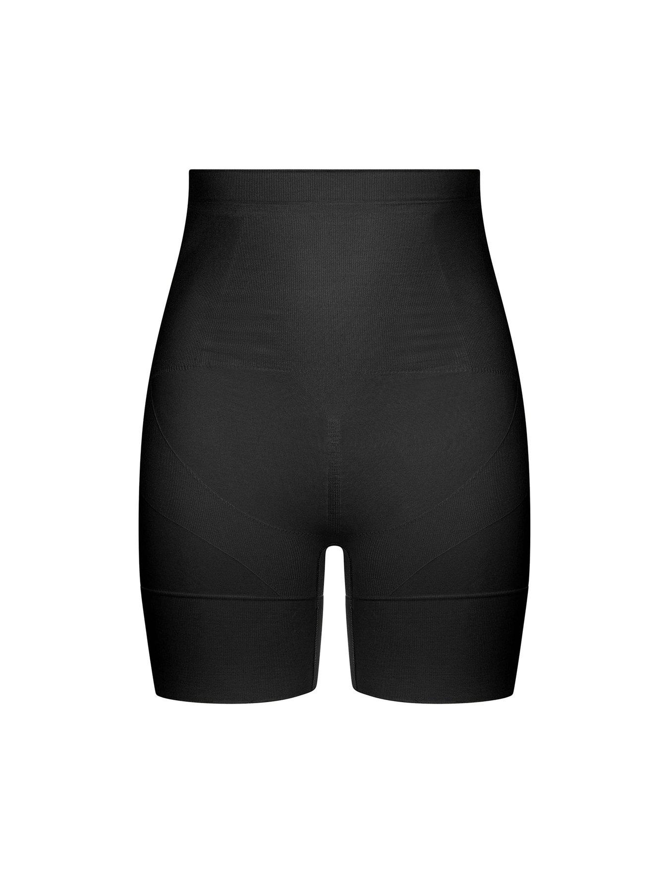 Image 1 of 1 of DORINA High Waist Shorts With Open Gusset - Black