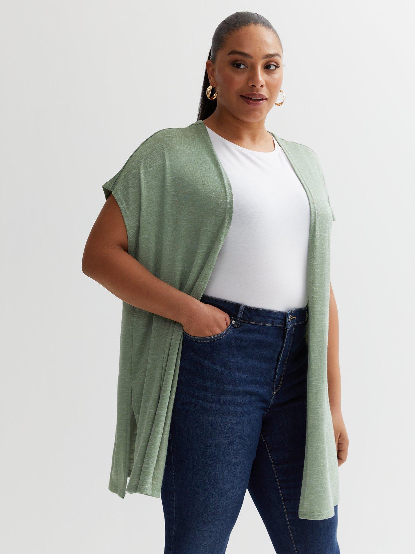 Fine knit longline clearance cardigan