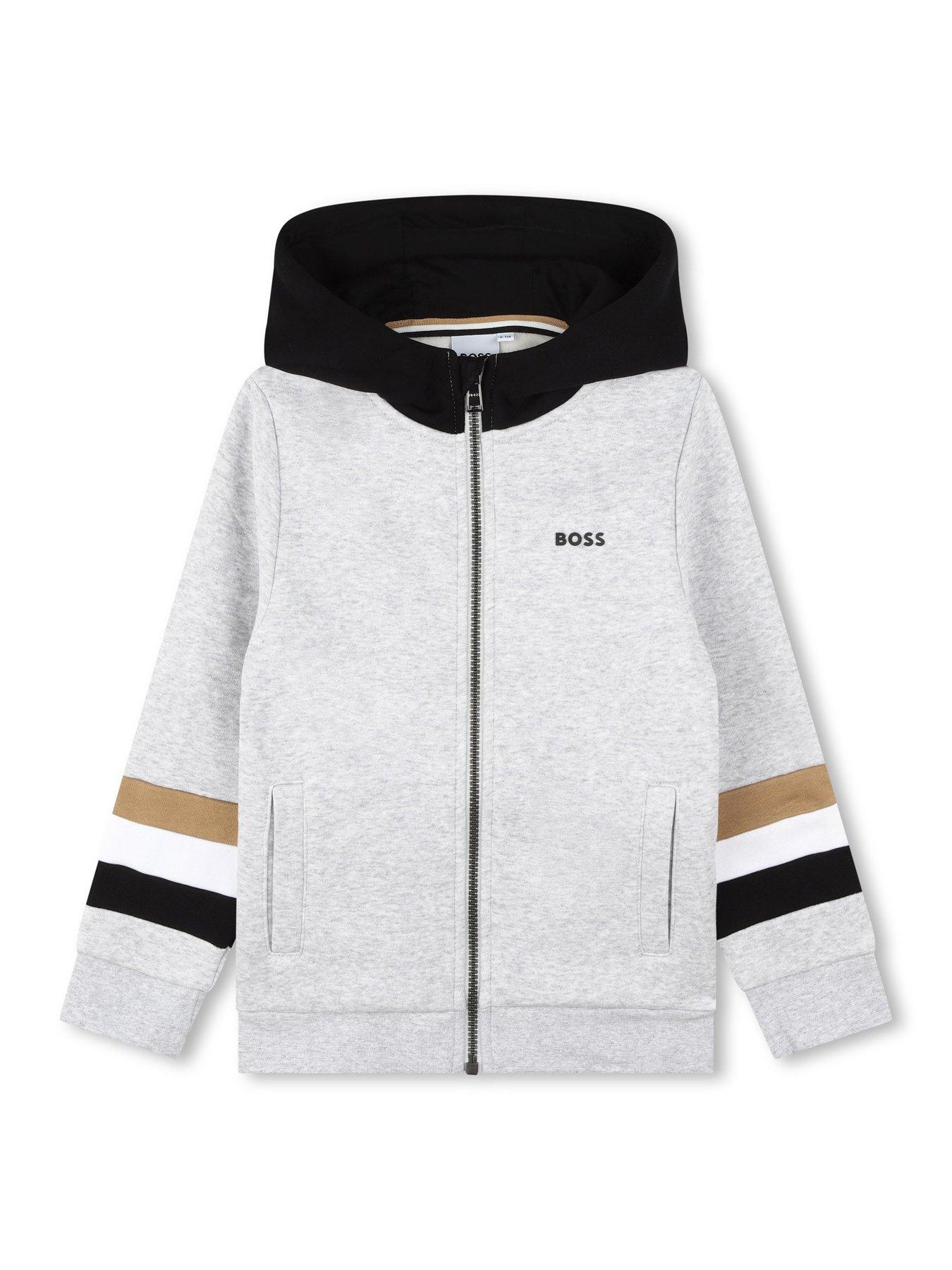 Boys boss hot sale tracksuit sale