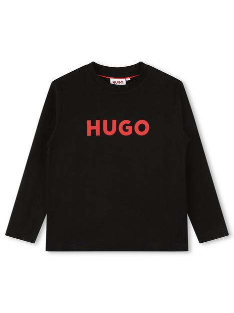 hugo-boys-long-sleeve-t-shirt-black