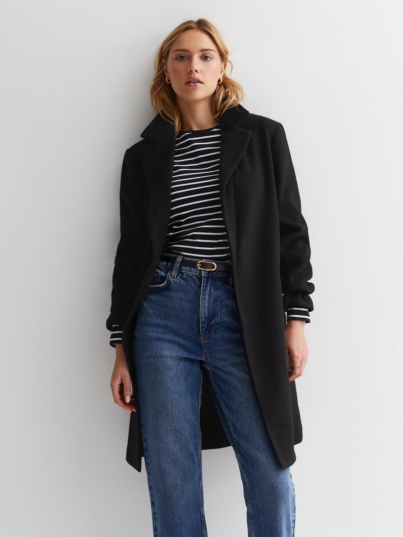 Boyfriend coat deals new look