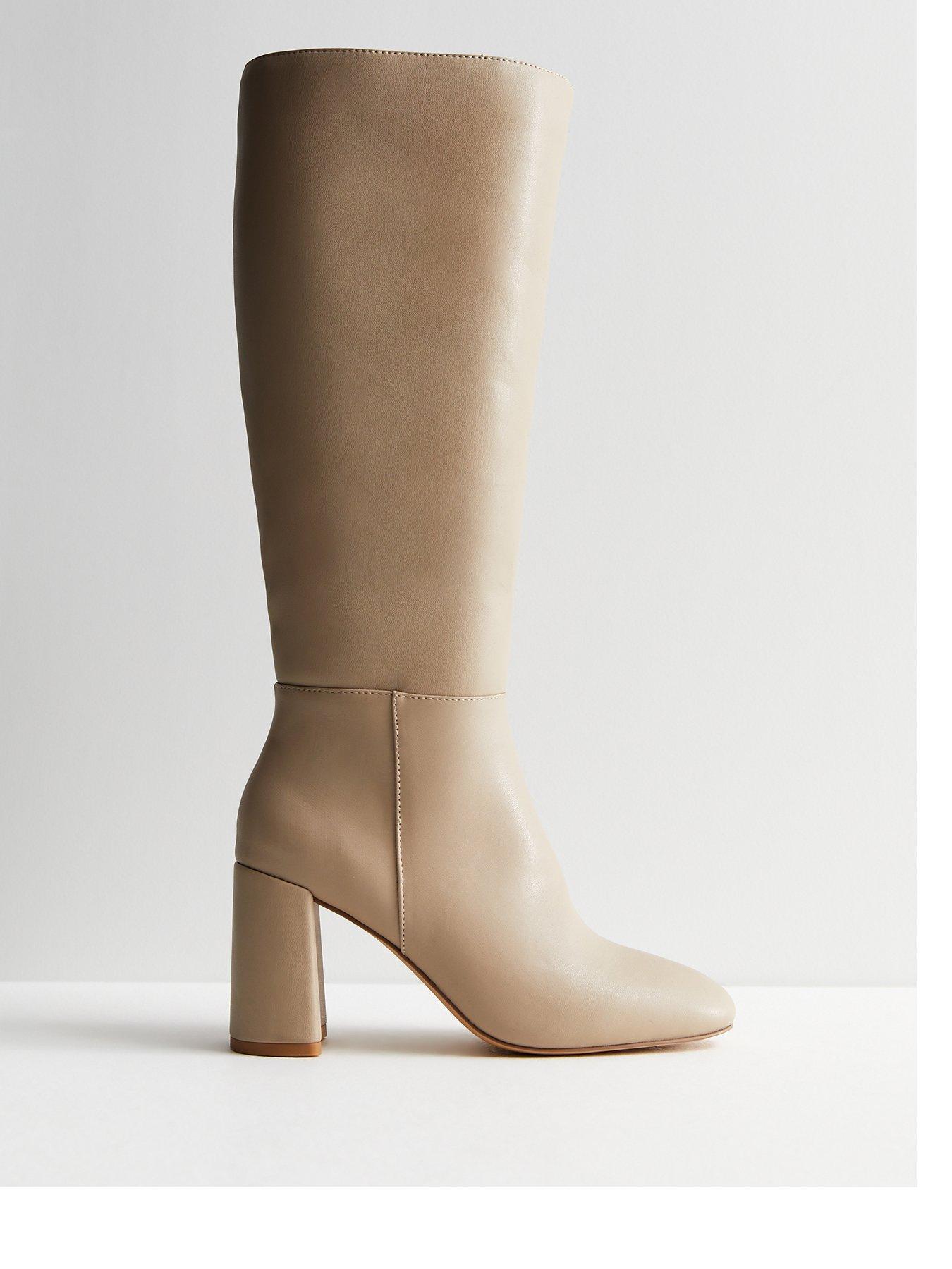 New look block heel hot sale boots