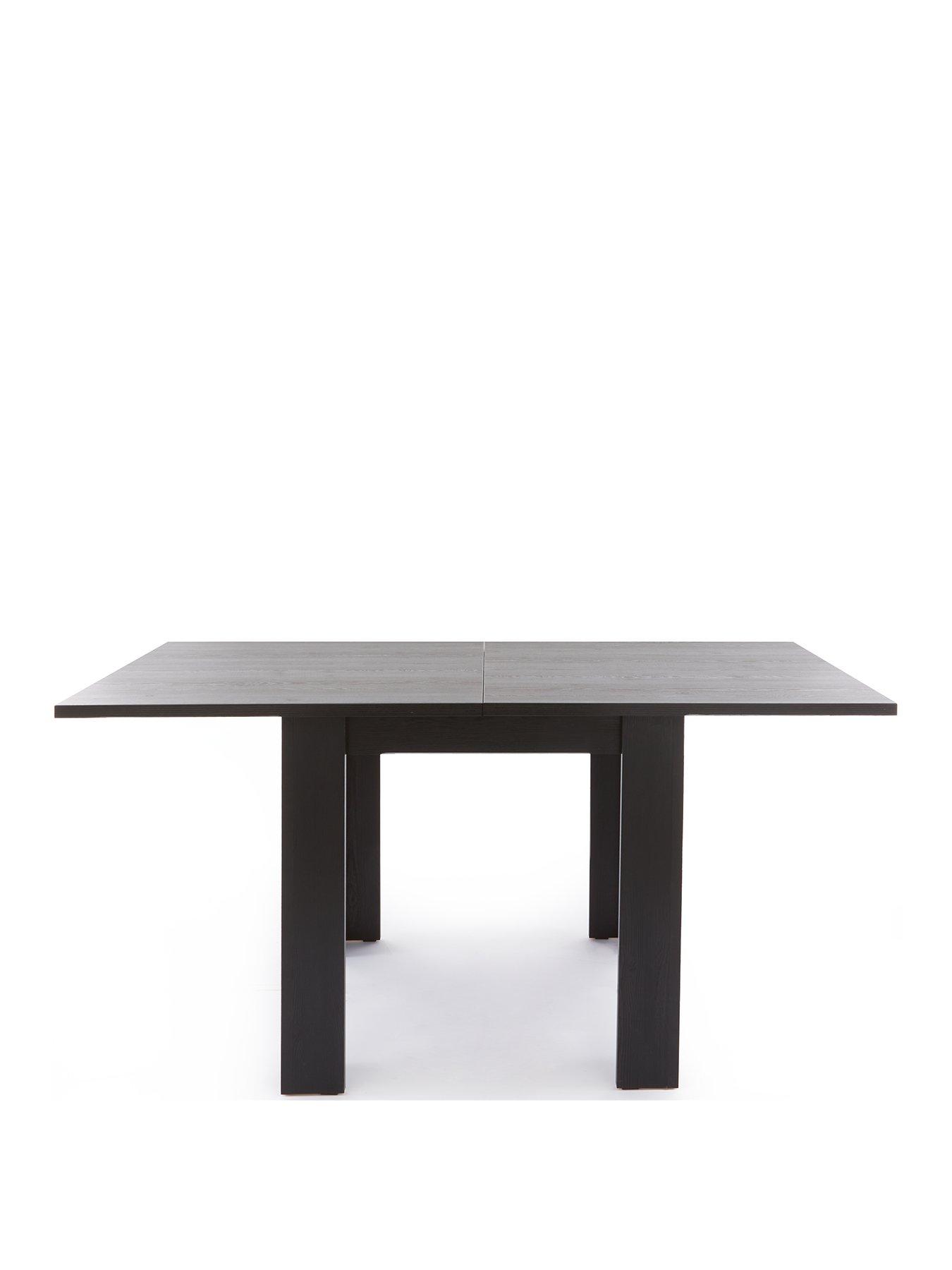  image of everyday-panama-80-160-cmnbspextending-dining-table-blacknbsp--fscreg-certified