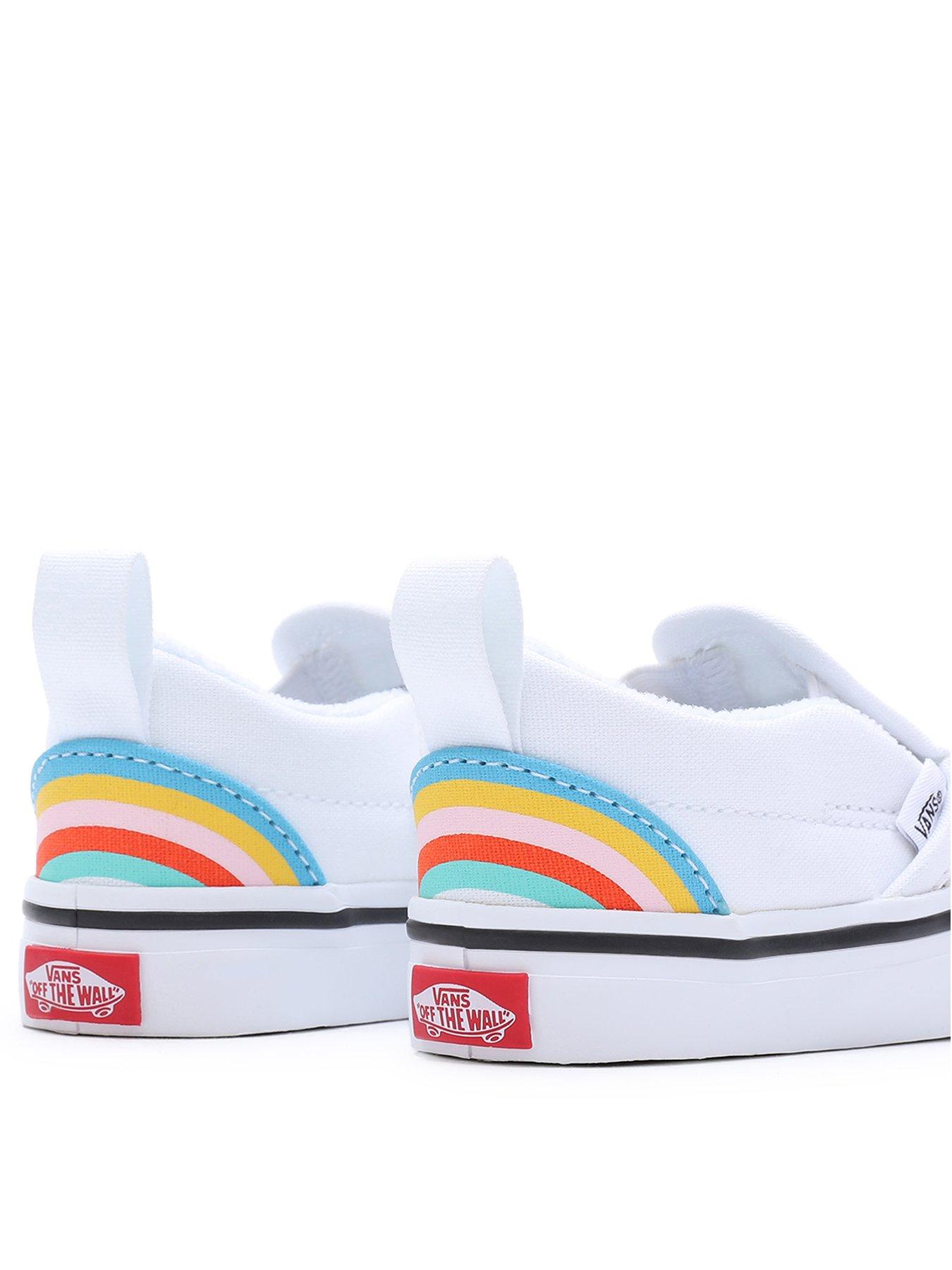 Rainbow vans 2024 for toddlers