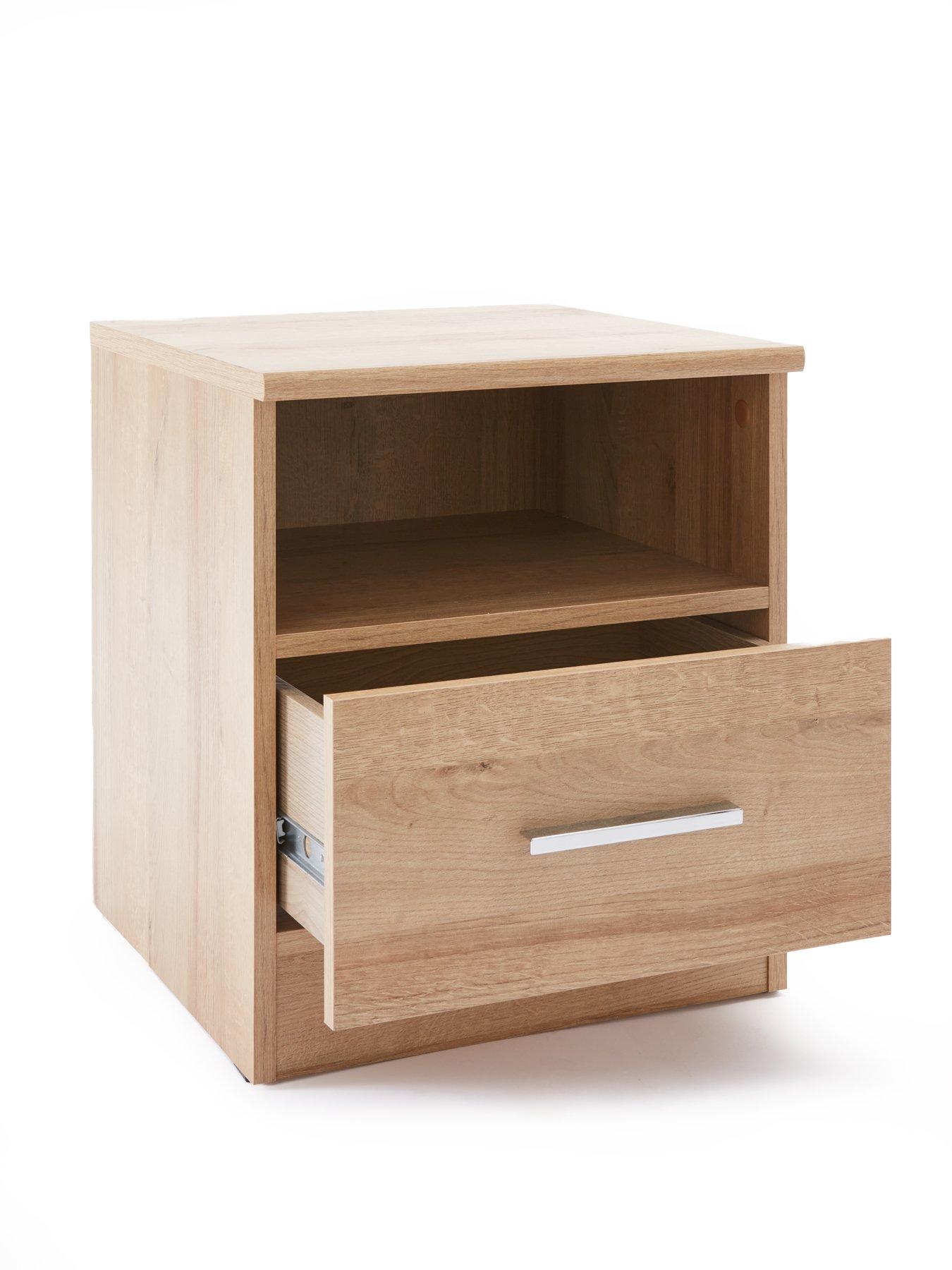  image of everyday-panama-1-drawer-bedside-cabinetnbsp--fscreg-certified