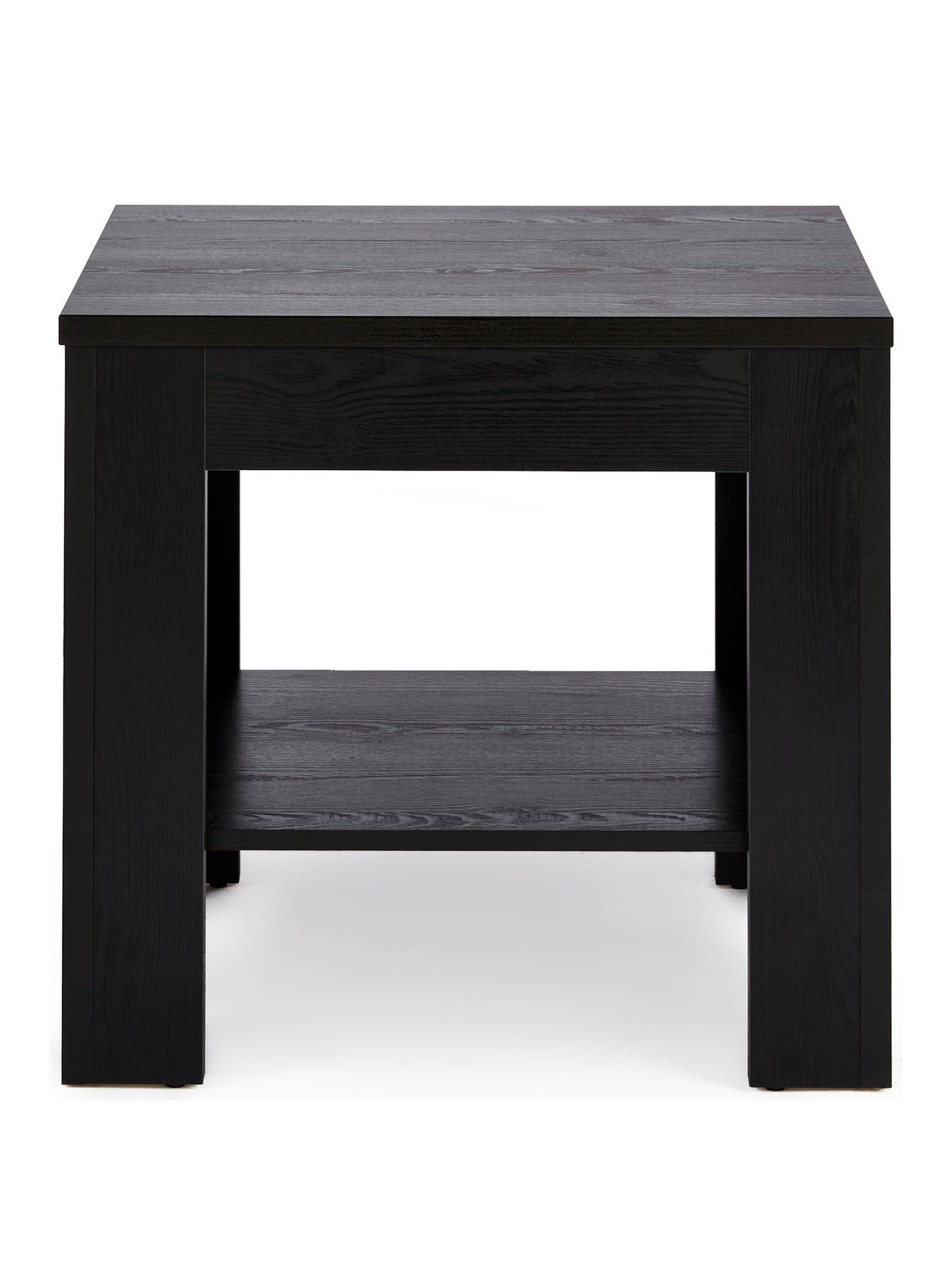 Image 2 of 7 of The Very Collection Panama Side Table - Black&nbsp;- FSC&reg; Certified