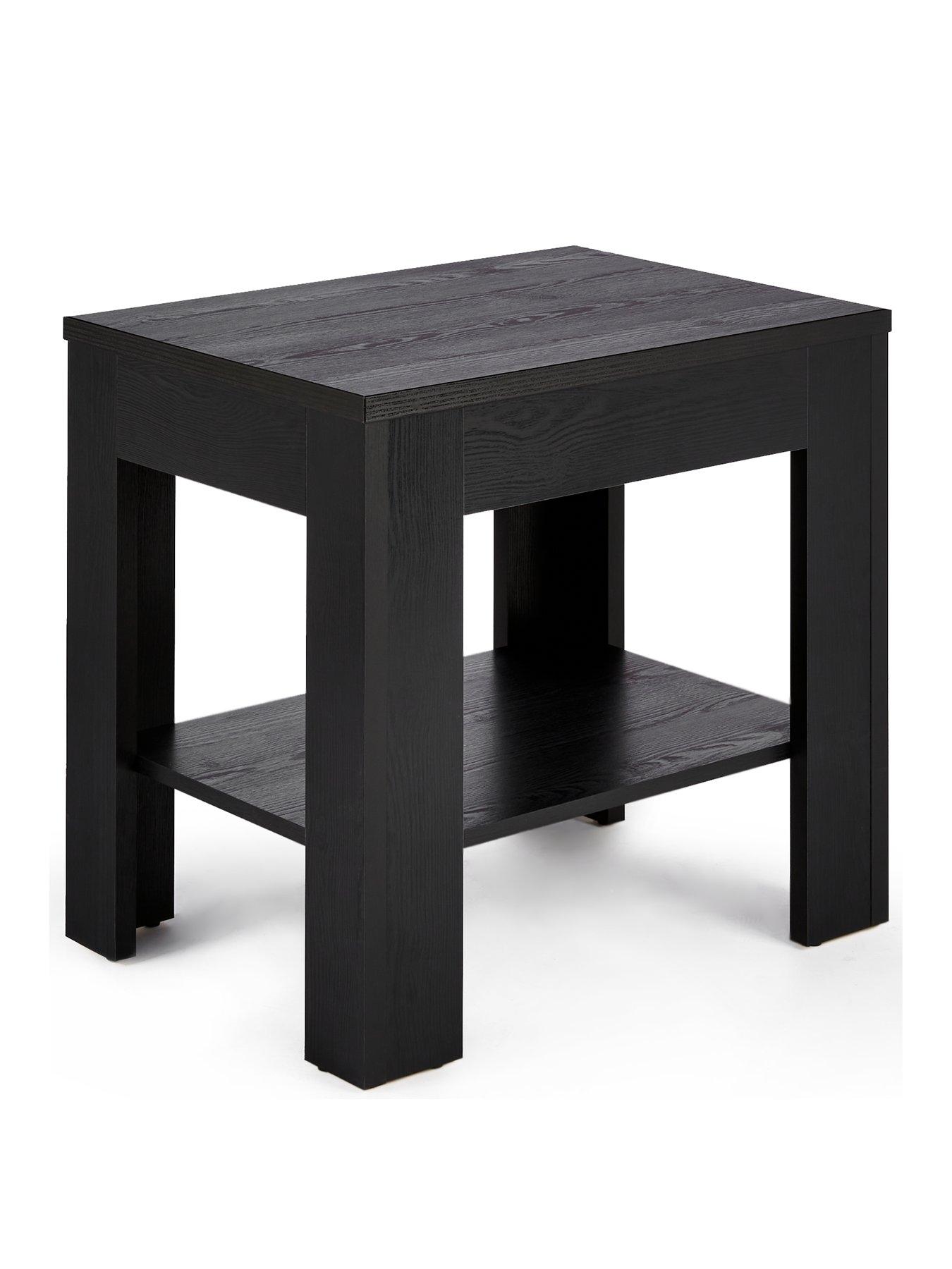 Image 3 of 7 of The Very Collection Panama Side Table - Black&nbsp;- FSC&reg; Certified