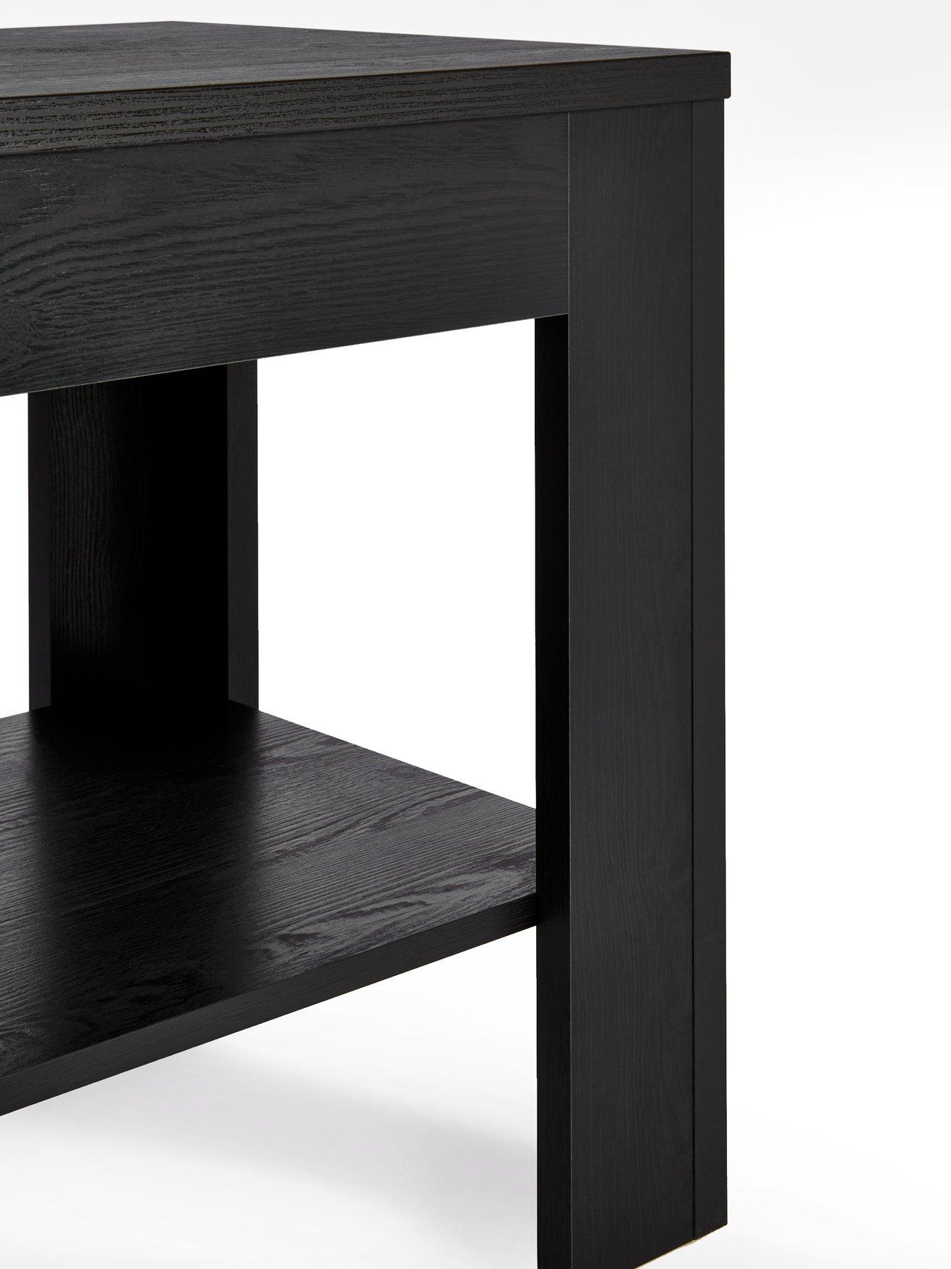 Image 4 of 7 of The Very Collection Panama Side Table - Black&nbsp;- FSC&reg; Certified