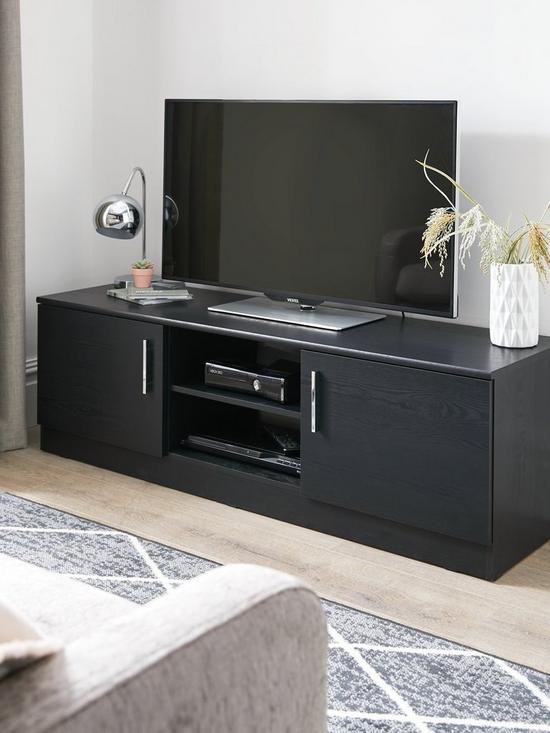 front image of everyday-panama-2-door-tv-unit-black-fitsnbspup-to-55-inch-tvnbsp--fscreg-certified