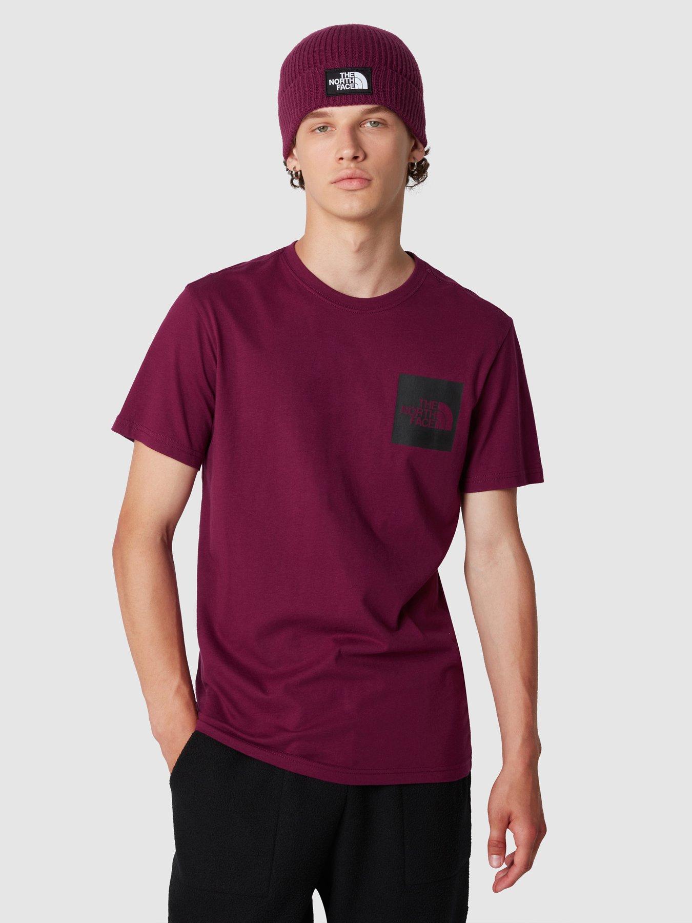 THE NORTH FACE Men's Fine T-Shirt - Red | littlewoods.com