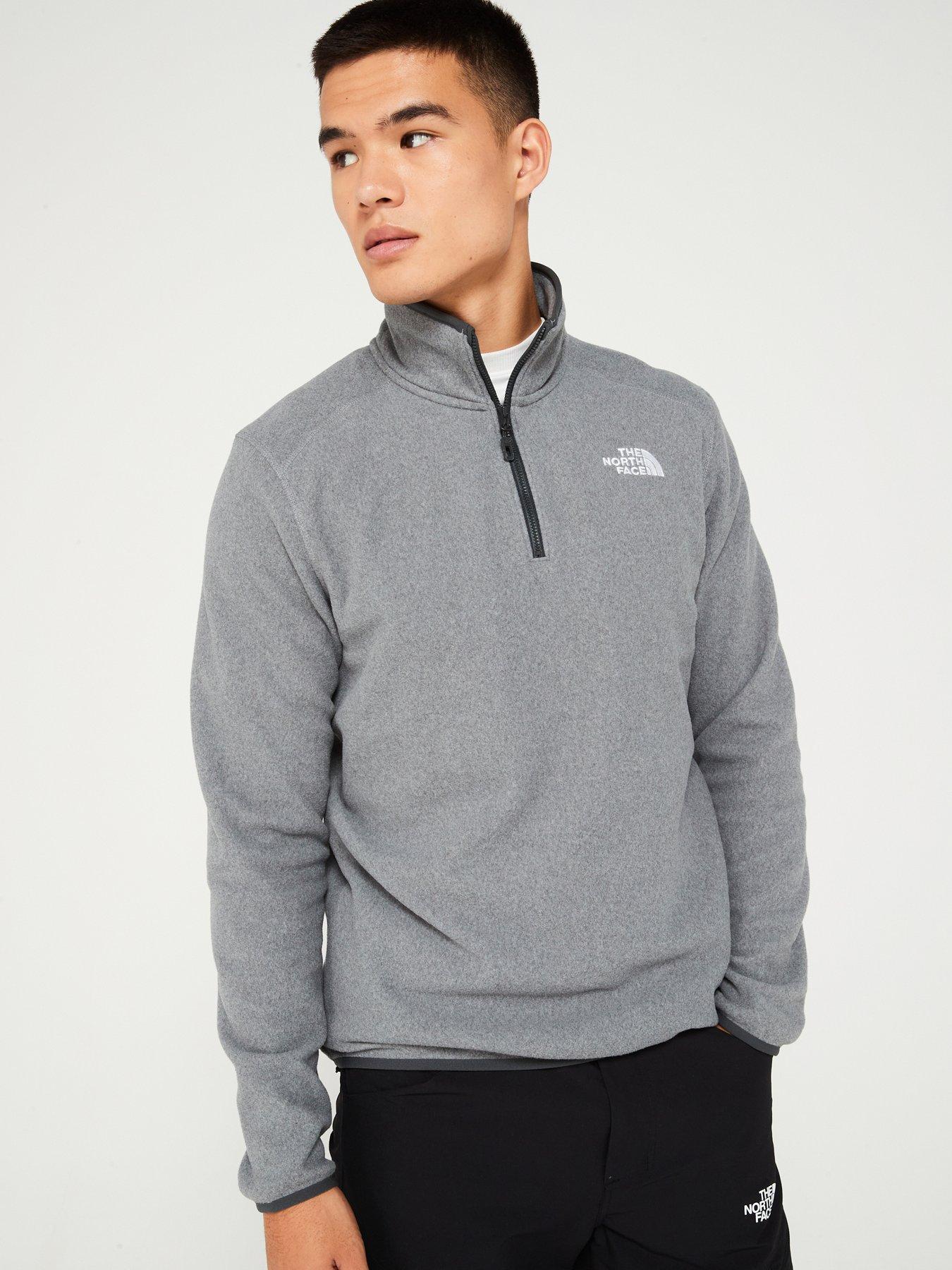 The North Face TKA 100 Stripe Glacier 1/4-Zip Fleece Top (Men's)