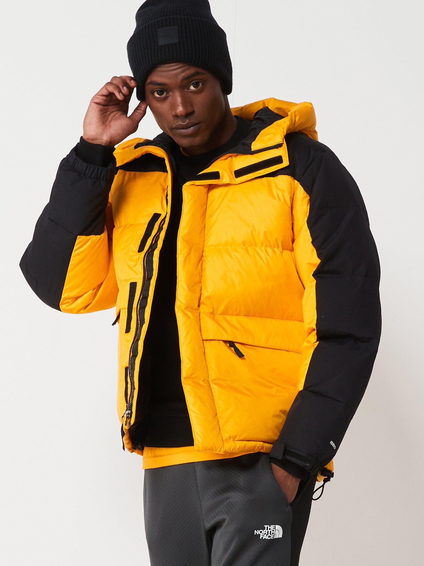 North face mens yellow cheap jacket