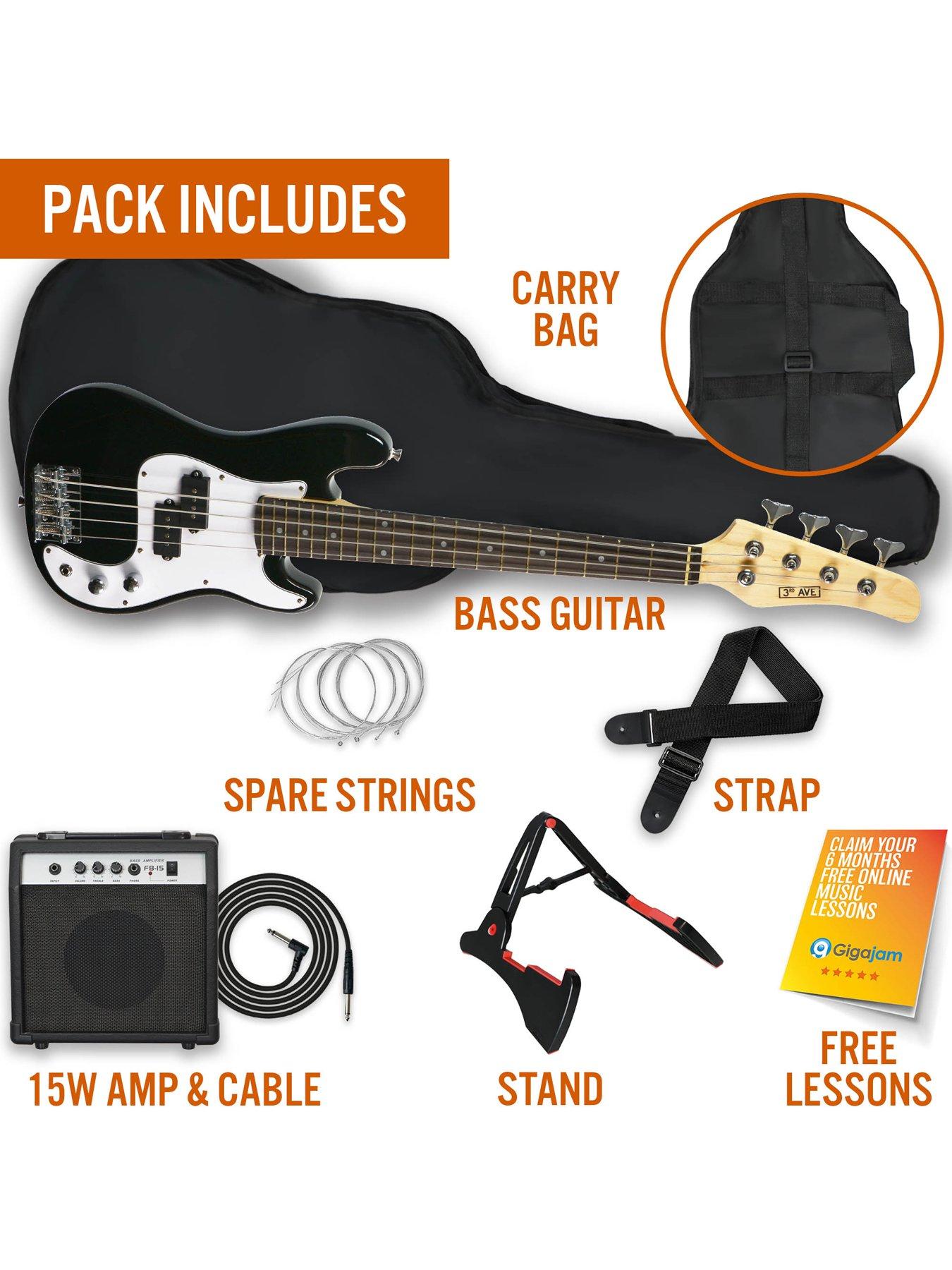 Cheap bass guitar store starter kit