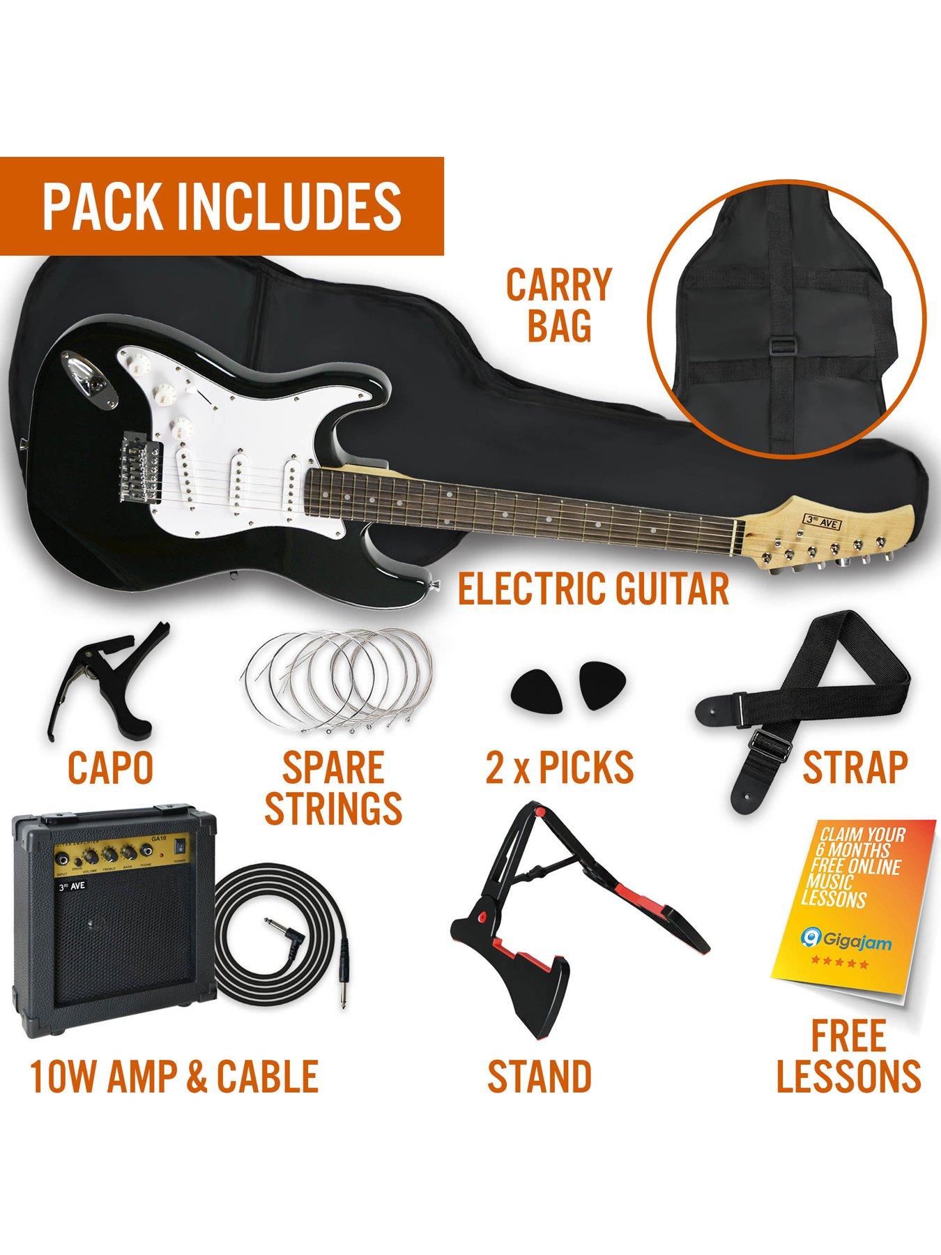 Electric guitar deals starter pack