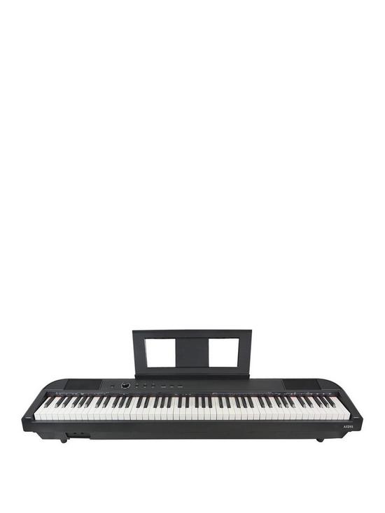 front image of axus-88-key-portable-digital-piano-in-black