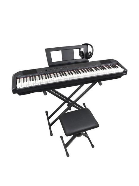 axus-88-key-portable-digital-piano-package-in-black-with-stand-headphones-and-bench