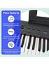  image of axus-88-key-portable-digital-piano-package-in-black-with-stand-headphones-and-bench