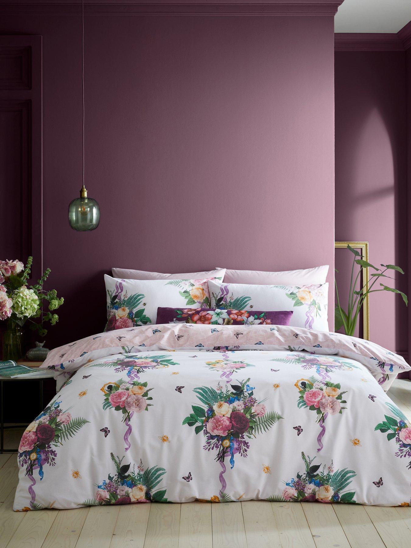 Catherine Lansfield Clarence Floral Duvet Cover Set