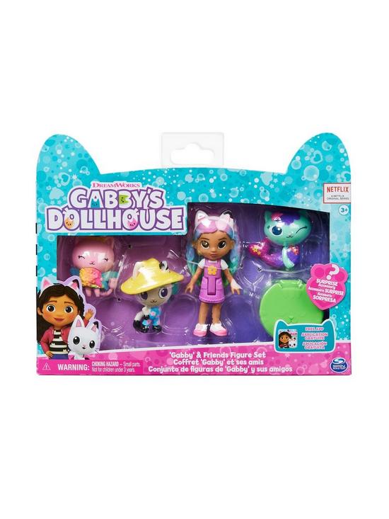 front image of gabbys-dollhouse-friends-figure-pack-with-rainbow-gabby-doll