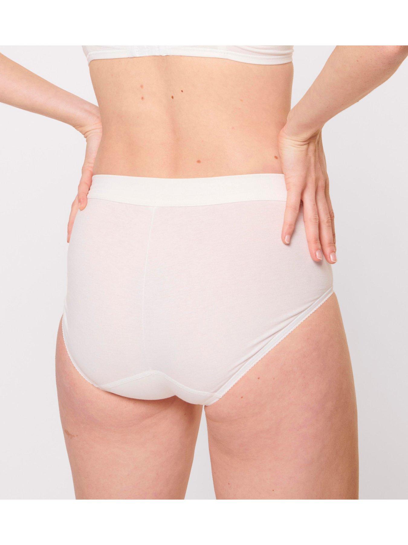 Image 2 of 5 of Sloggi Double Comfort Maxi 2 Pack - White