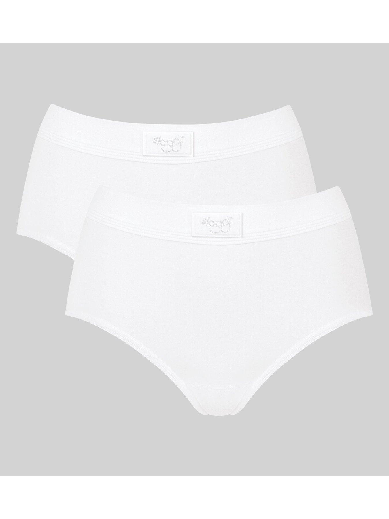 Image 5 of 5 of Sloggi Double Comfort Maxi 2 Pack - White